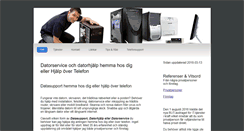 Desktop Screenshot of datathomas.se